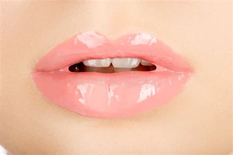 Beautiful Female Lips Stock Image Image Of Close Sensual 92931125