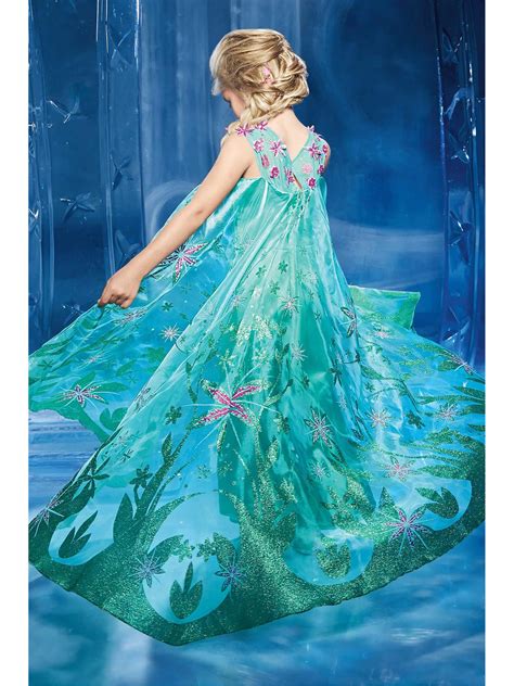 The Ultimate Collection Elsa From Disneys Frozen Fever Costume For Girls Chasing Fireflies