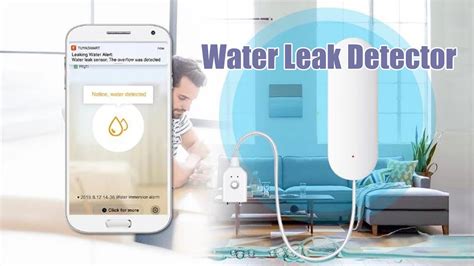 Wifi Water Leakage Detector Water Leak Sensor Youtube