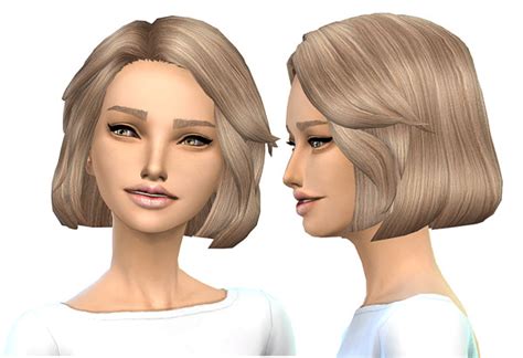 Sims 4 Hairs ~ Miss Paraply Hair Retexture 45 Colors