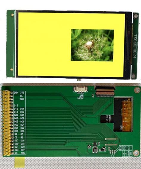 4 0 Inch 40pin Hd 16 7m Tft Lcd Color Screen Ltdc With Adapter Board
