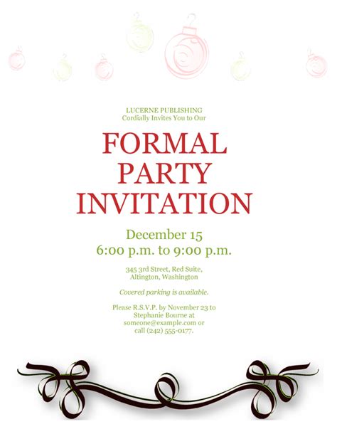 Informal acceptance of dinner invitation. Formal Invitation Templates - business form letter template