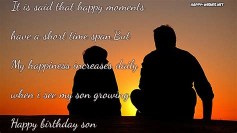 The birthday of your son is one of the most favorite day's of your life when you first laid your eyes on his cute adorable face. Happy Birthday Wishes For Son - Quotes & Messages