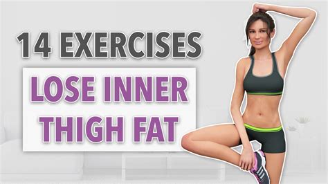 14 exercises to lose inner thigh fat balanced lower body workout youtube