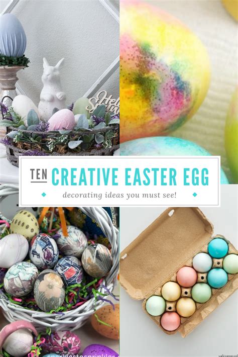 Ten Super Creative Ways To Decorate Easter Eggs