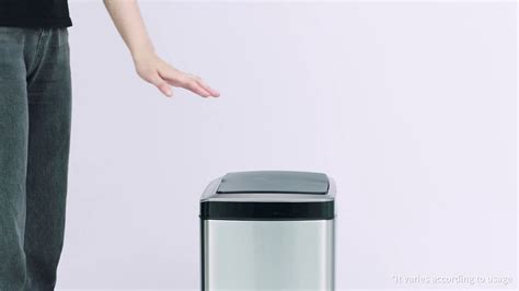 Saniwise 13 Gallon Touchless Automatic Sensor Trash Can With Lid