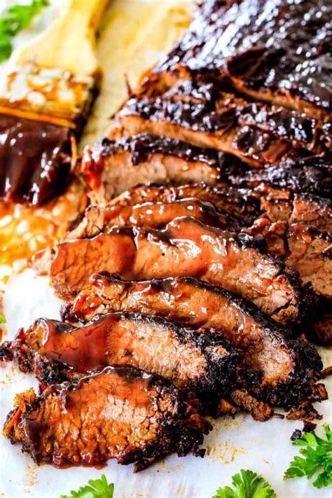 Transfer brisket to a large plate. Slow Cooker Beef Brisket & BEST EVER Homemade BBQ Sauce ...