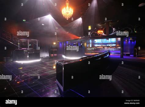 Colourful Interior Of Empty Nightclub Stock Photo Alamy