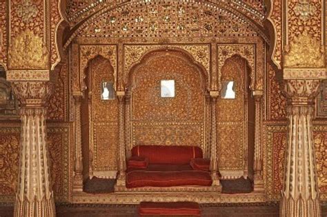 Stunning Room Inside The Palace Of The Maharaja Of Bikaner India