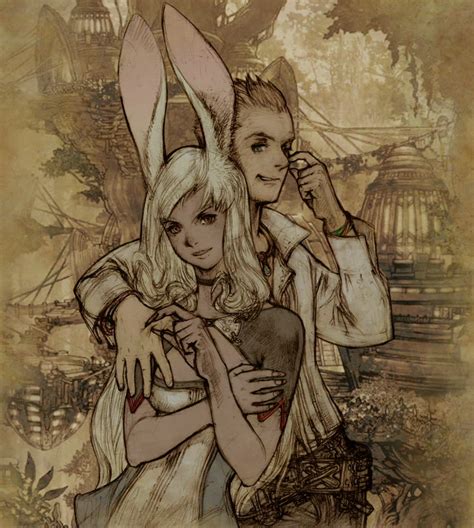 Image Fran And Balthier Ending Credits Art Ffxiipng Final Fantasy