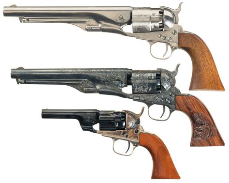 Three Modern Colt Percussion Revolvers A Colt Black Powder Series