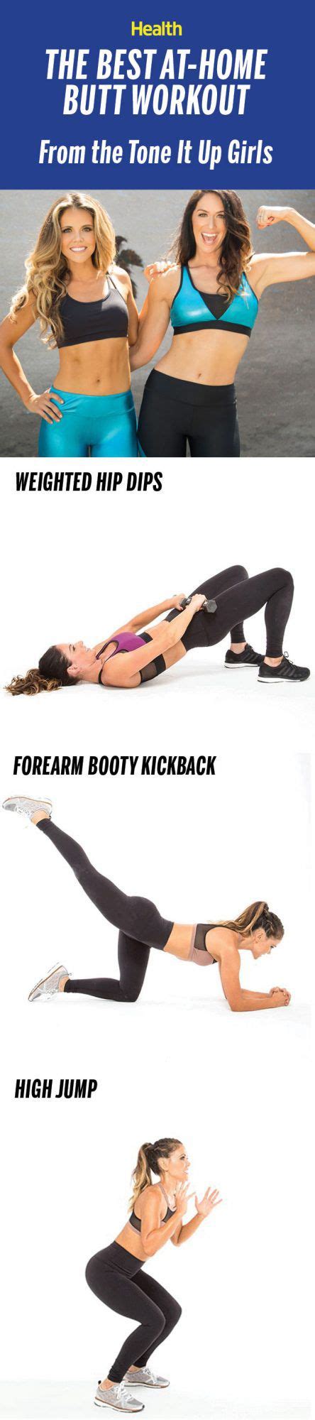 Tone It Up Workout Best Butt Exercises For A Toned Booty