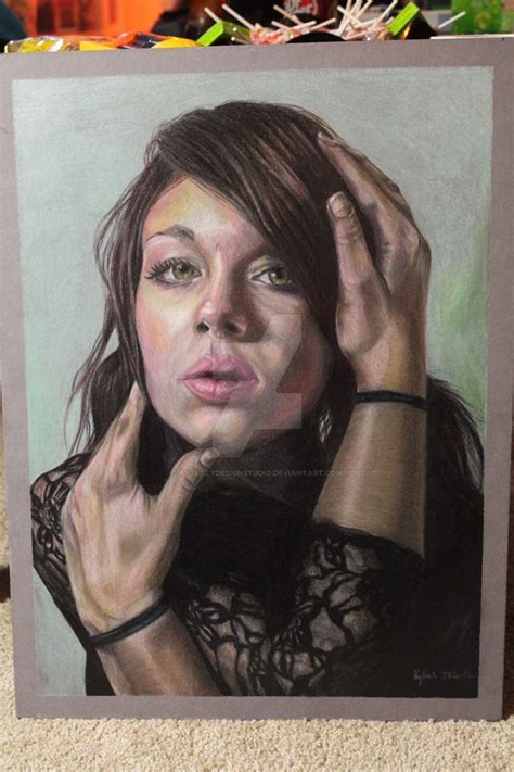 Self Portrait Done In Colored Pencils By Kyssillydesignstudio On Deviantart