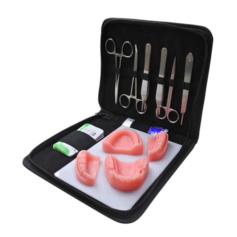 Dentistry Suture Kit Complete Suturing Kit Including 4 Suture Pads