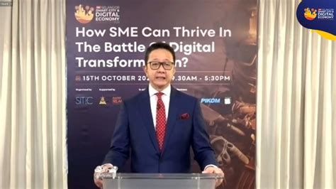 Dato teng chang khim, selangor state exco for investment, investment, industry & commerce and sme. CMCO: Timely reminder for SMEs to adopt digital strategies ...
