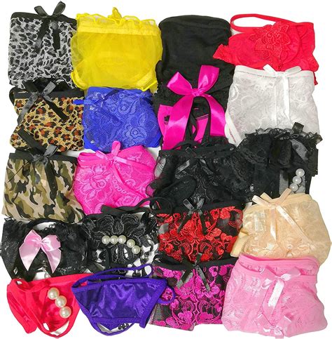 Celamirio Womens Sexy Naughty Panties Cheeky Thong Variety Pack Ebay
