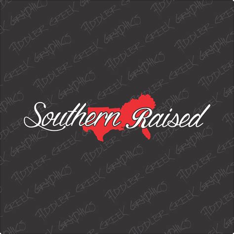 Custom Colored Southern States Southern Raised Decals Bad Bass Designs