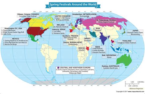 From big music festivals to incredible celebrations that have stood the test of time. Spring Festivals Celebrated Around the World - Our World