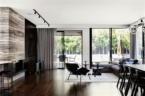 A Contemporary Monochromatic Home In Melbourne By Sisalla Interior Design