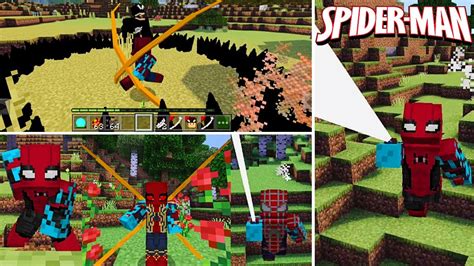 Nuevo Addon De Spiderman Para Minecraft Pe Addon Spider Man No Way