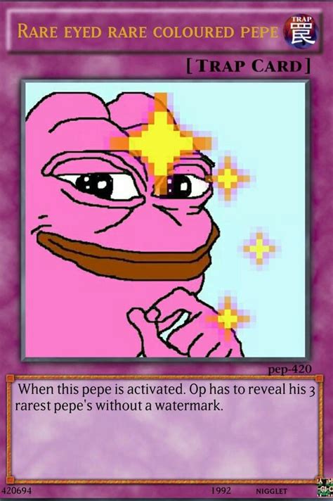 Trap Cards Meme Yu 4chan Rarest Trapcard