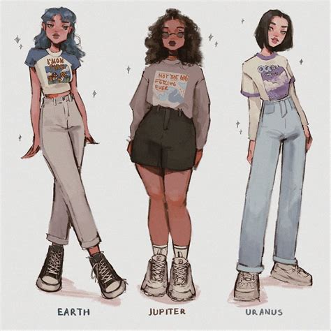 +60 Aesthetic Outfits To Draw - Caca Doresde