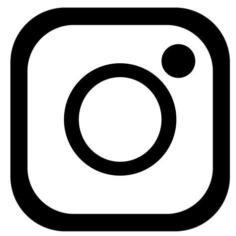 Black Png Instagram Logo With Reflection Imagesee