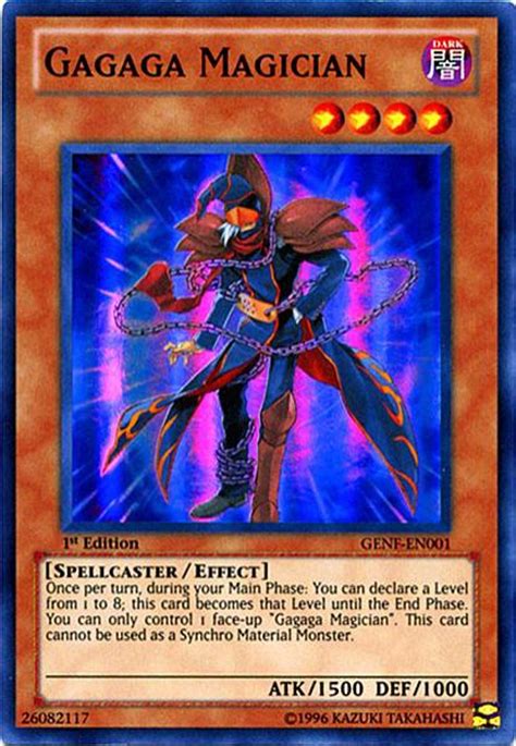 Yugioh Zexal Generation Force Single Card Super Rare Gagaga Magician