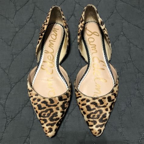 Sam Edelman Shoes Sam Edelman Leopard Flats Rodney Cowhide Poshmark