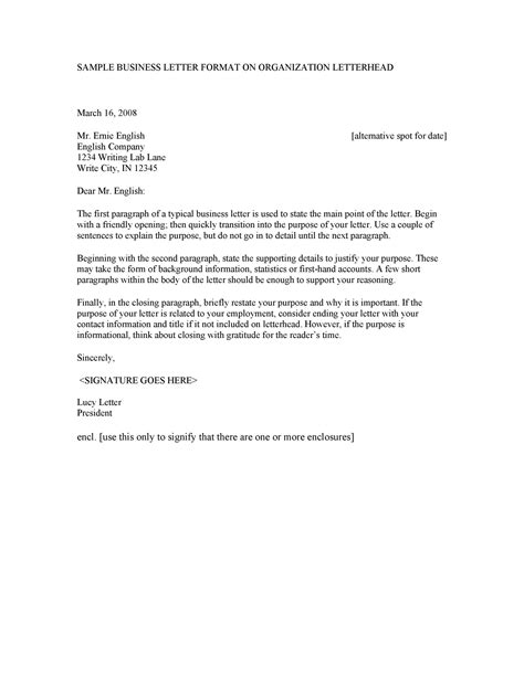 Closing For A Business Letter For Your Needs Letter Template Collection