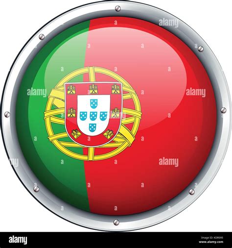 Portugal Flag Icon Round High Resolution Stock Photography And Images