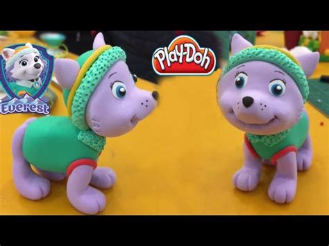 Playdoh How To Make Everest Paw Patrol Rescue Run Paw Patrol Characters