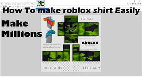 How To Make Shirt On Roblox Gaming Ninja Youtube