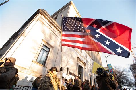 did confederate flags fly at a gun rights rally in virginia