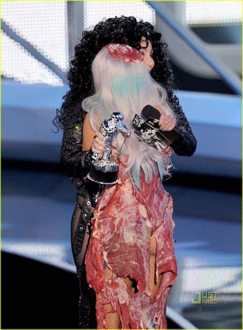 Lady Gagas Meat Dress Born This Way Photo 2479696 Lady Gaga