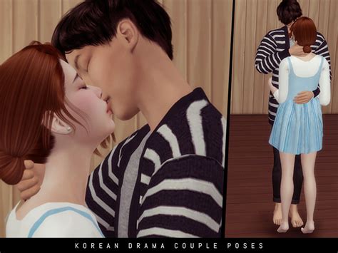 Korean Drama Couple Poses The Sims 4 Catalog