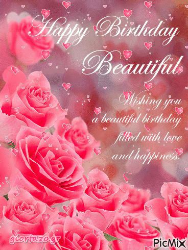 Happy Birthday Wishes For Her Free Happy Birthday Cards Birthday Wishes Flowers Beautiful
