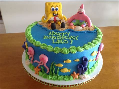 Spongebob Cake — Birthday Cakes Tortas De Cumpleaños De Bob Esponja