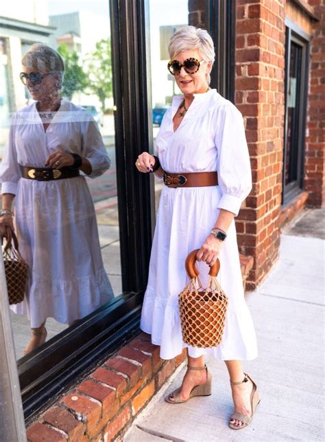 White Dress Styles Little White Dresses Summer Neutrals Chic Over 50