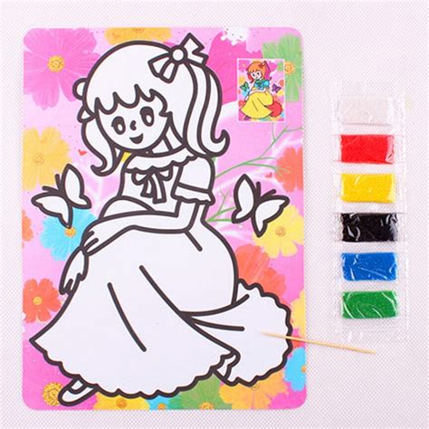 The toys resource set introduces twelve vocabulary words that reappear in eight different activities. 1Pcs Children Kids Drawing Toys Sand Painting Pictures Kid ...