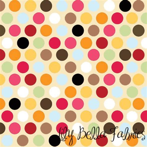 Vintage Polka Dot In Multi Adornit Vintage Groove Fabric Fabric