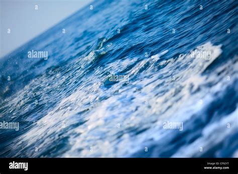 Blue Ocean Wave Background Andaman Sea Thailand Stock Photo Alamy