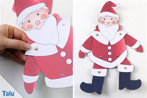 Llll nikolaus basteln mit den kindern: 38 Weihnachtsmann Zum Ausschneiden - Besten Bilder von ...