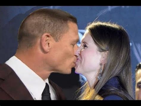 Wwe John Cena Kissing John Cena And Nikki Bella Kiss Each Other In