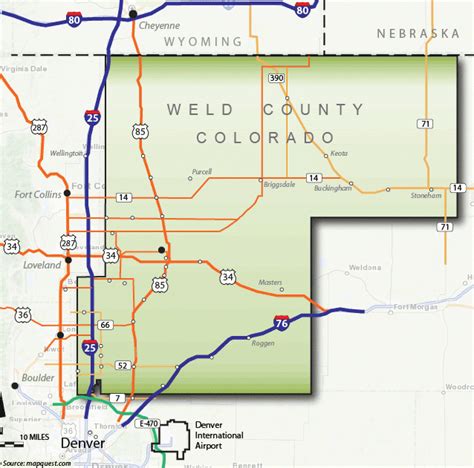 Cropped Detail Map Of Weld County 1 Upstate Colorado