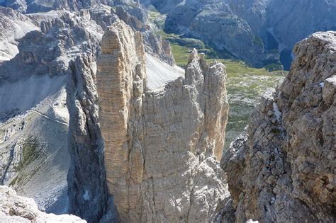 Cima Grande Di Lavaredo Arrampicata Via Normale Dolomiti Skirock