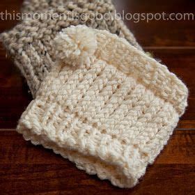 Free brooklyn boot cuffs pattern on crochetdreamz: LOOM KNIT BOOT CUFF | Crochet | Loom knitting projects ...
