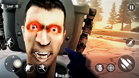 skibidi toilet rope monster 3d horror game android full gameplay youtube