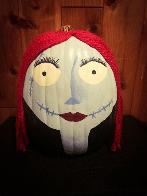 Nightmare Before Christmas Sally Pumpkin Halloween Crafts Decorations