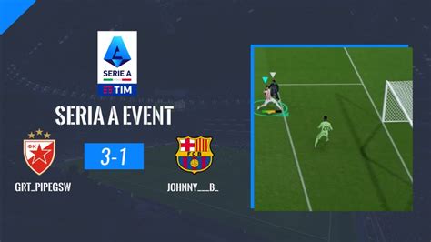 unstoppable victory beating top 469th player johnny b 3 1 in efootball italian seria a